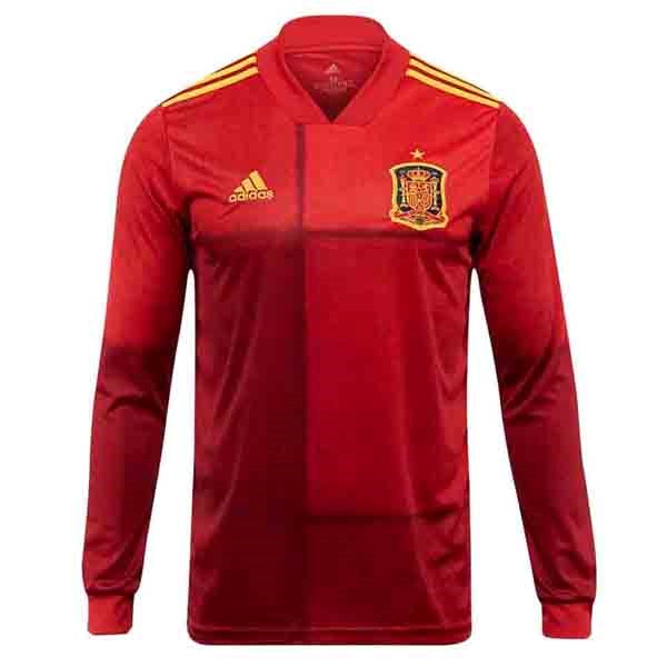 Trikot Spanien Heim Langarm 2020 Rote Fussballtrikots Günstig